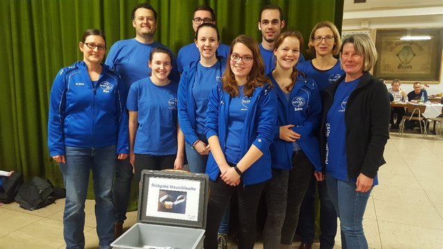 frohen Mutes: Sabine, Thomas, Eva, Fabian, Alina, Eva, Tim, Corinna, Anja und Mariane (v.l.n.r., Julian fehlt auf dem Foto)