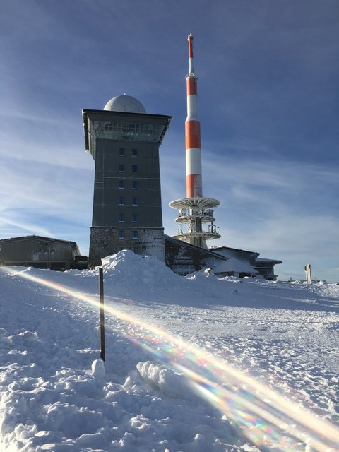 Die Brocken Warte und Funkturm