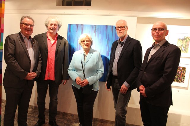 v.l.: Ernst Lauterjung, Thomas Siefer, Karin Unshelm, Klaus Dreikausen & Klaus Luchtenberg