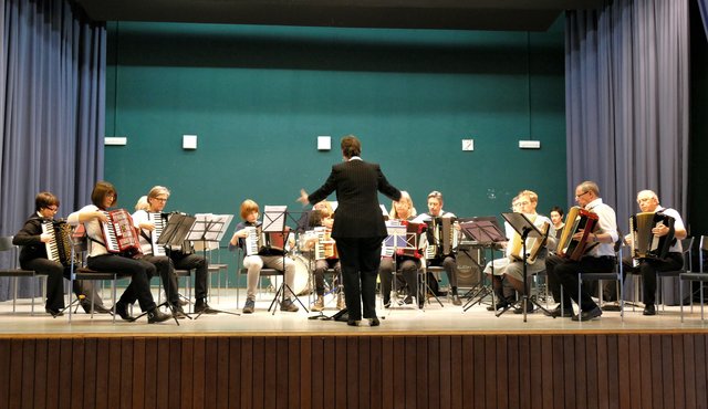 Die Teilnehmer des 19. Workshops "Gemeinsam musizieren mit Quetsch" des Akkordeon-Orchesters Wesseling zeigten unter Leitung von Anita Brandtstäter beeindruckende Leistungen.