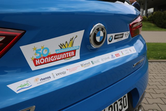 Königssommer-Auto in Oberpleis unterwegs.