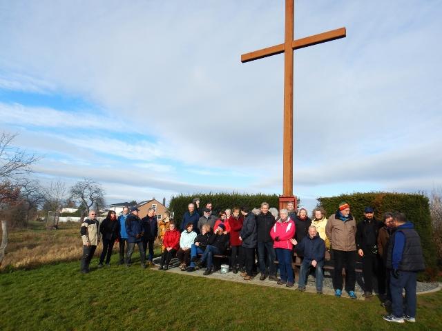 Kleine Pause am Bliesheimer Kreuz