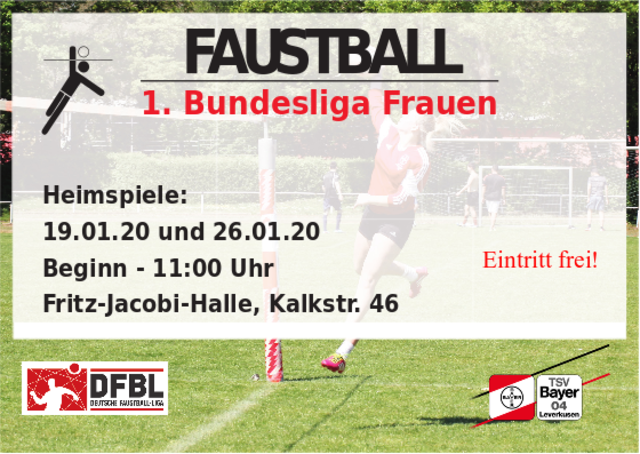 Am Sonntag spielt das Bundesliga-Team des TSV vor heimischem Publikum - kommt vorbei und erlebt packenden Sport!