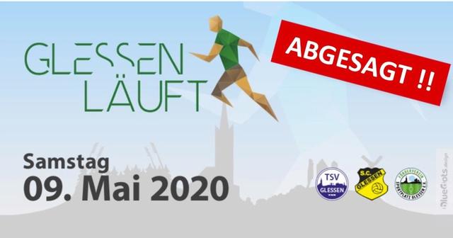 "Glessen läuft" am 9. Mai 2020 ist abgesagt.
