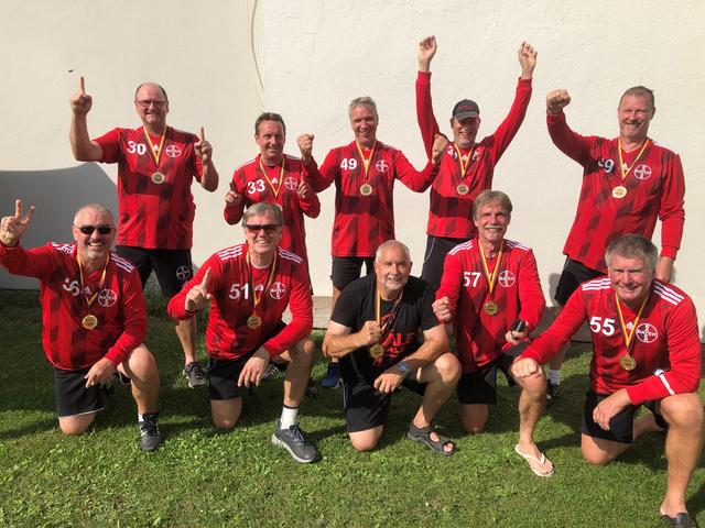 Das TSV-Team krönte sich in der Altersklasse Männer 55 zum Deutschen Meister!
